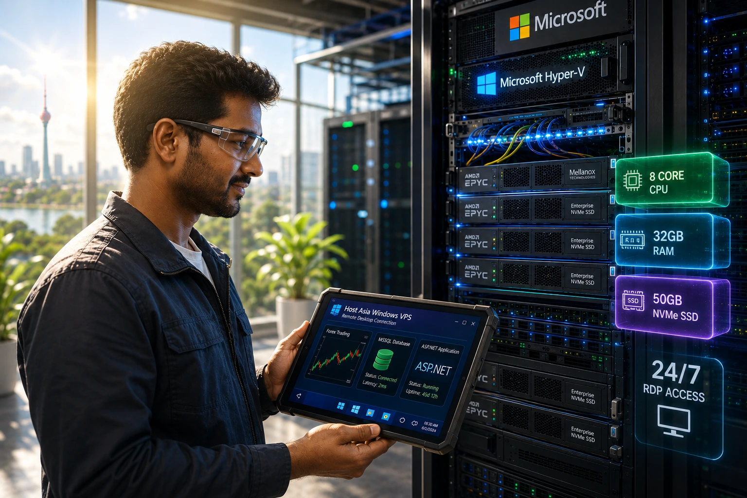Windows VPS Hosting in Sri Lanka by Host Asia